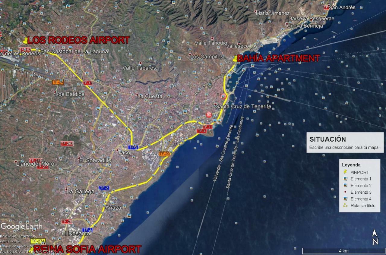 Apartamento Vacacional Con Vistas Al Mar ซานตาครูซ เด เตเนริเฟ ภายนอก รูปภาพ